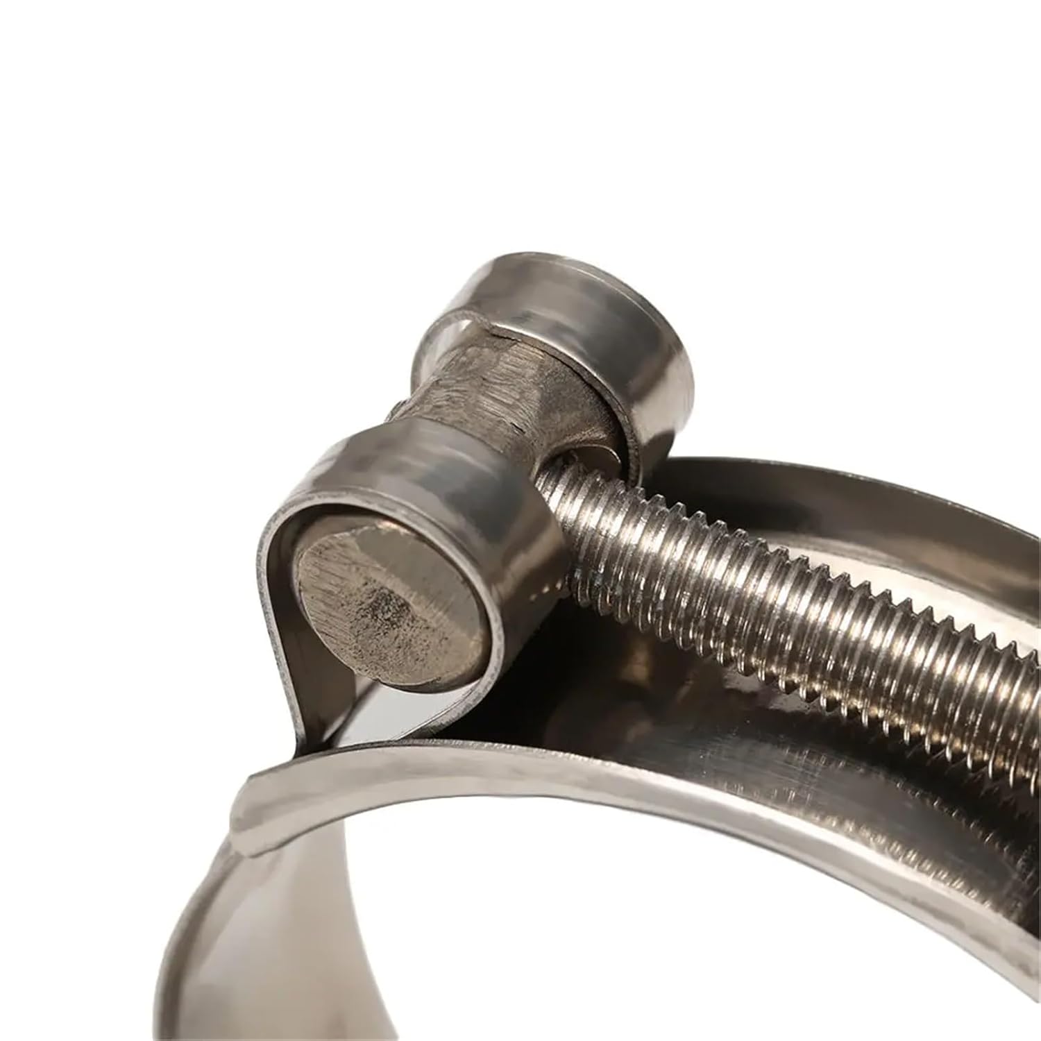 Stainless Steel Strengthens The Clamps Hose Clamps Circular Air Water Pipe Fuel Hose Clips of Water Pipe Fasteners Clamps 20 Sizes(Dia.56-59mm)