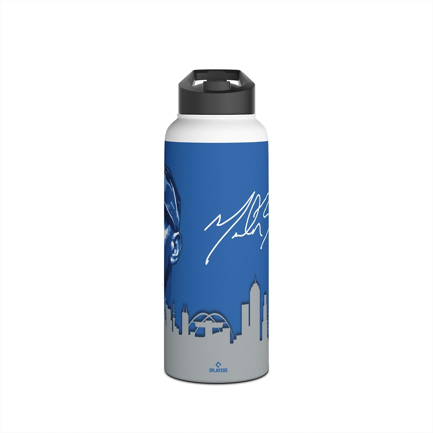 Ryno Sports Mookie Betts Los Angeles Baseball MLB Players Stainless Steel Water Bottle Licensed by MLB Players, Inc.