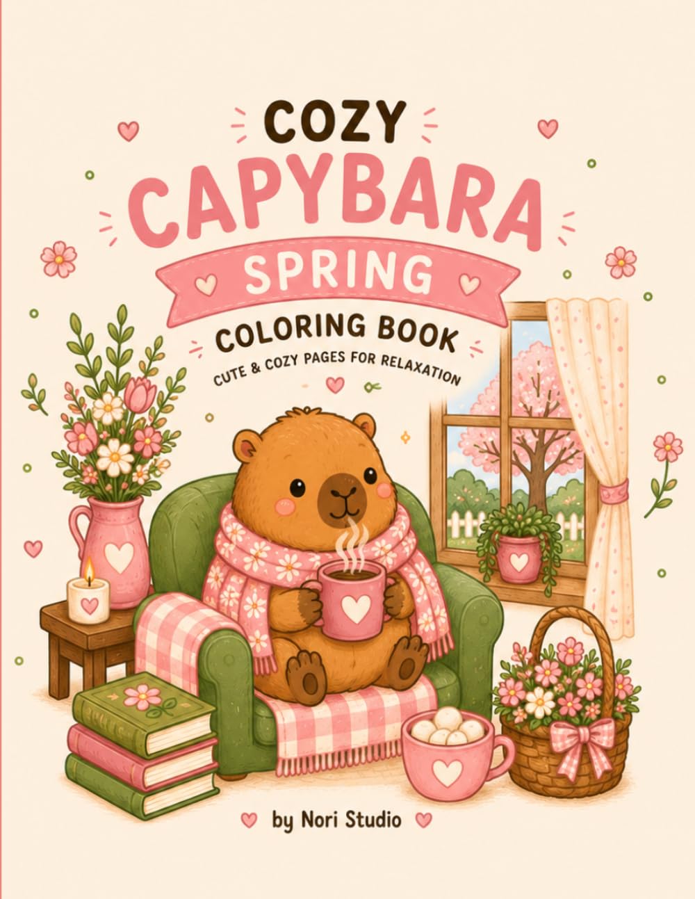 COZY CAPYBARA SPRING COLORING BOOK (COZY CAPYBARA SEASONS)