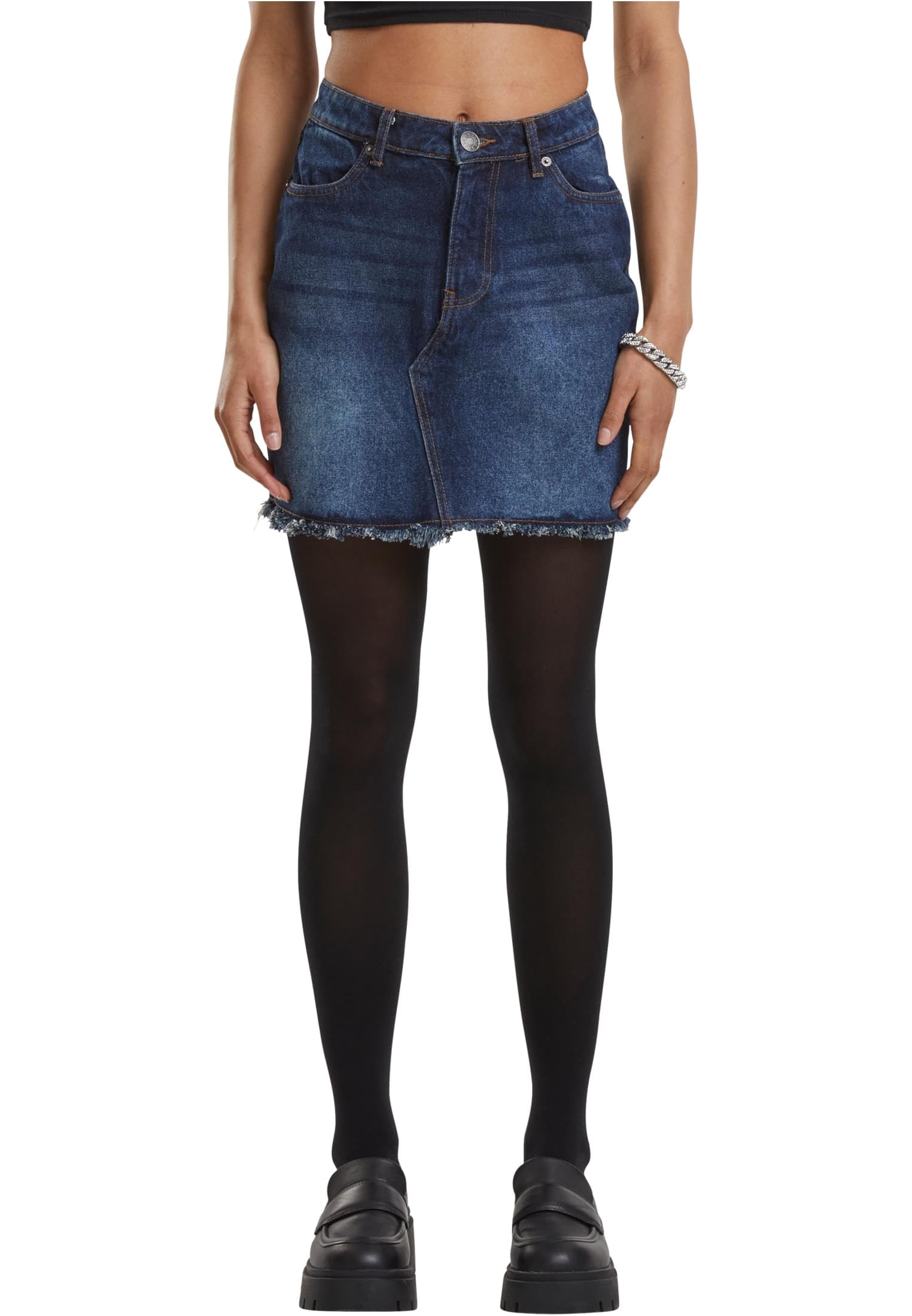 Urban Classics Ladies Heavy Mini Denim Skirt