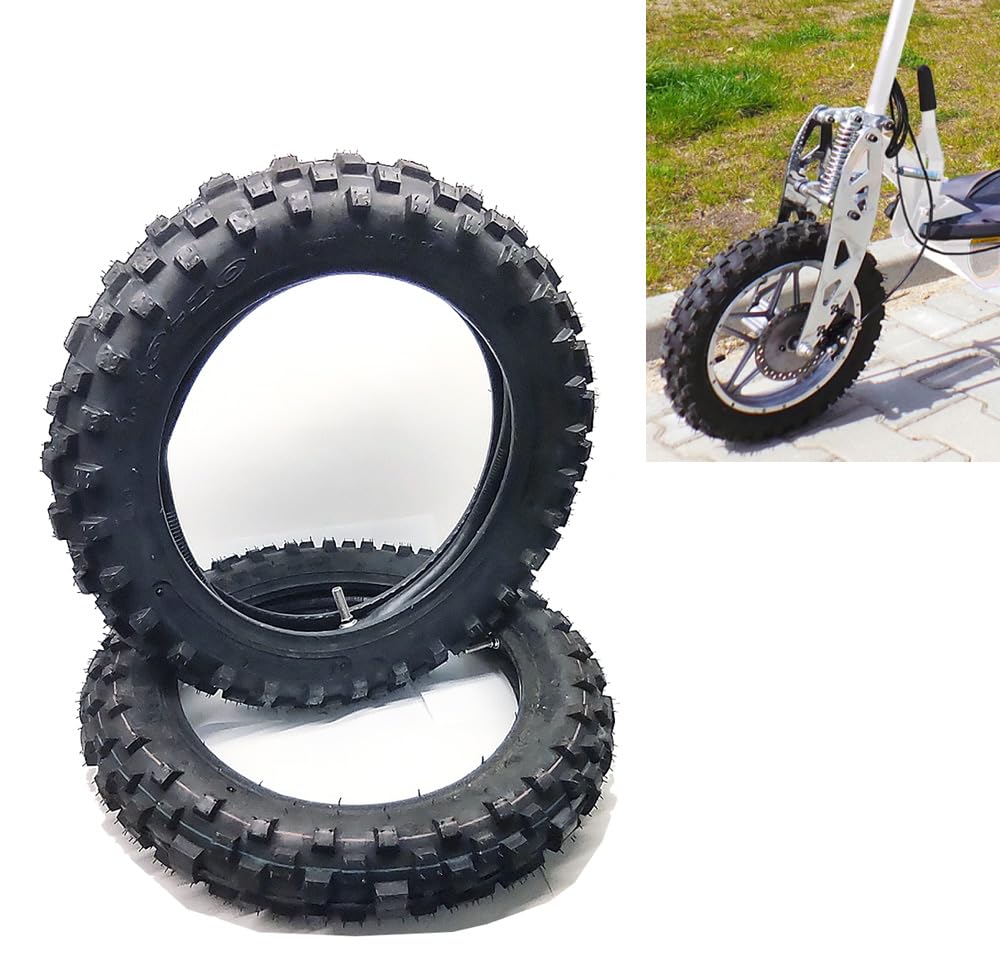 Gomma Ruota 2.50-10 con camera daria per Viron 1000w Ncx Tigershark e minimoto