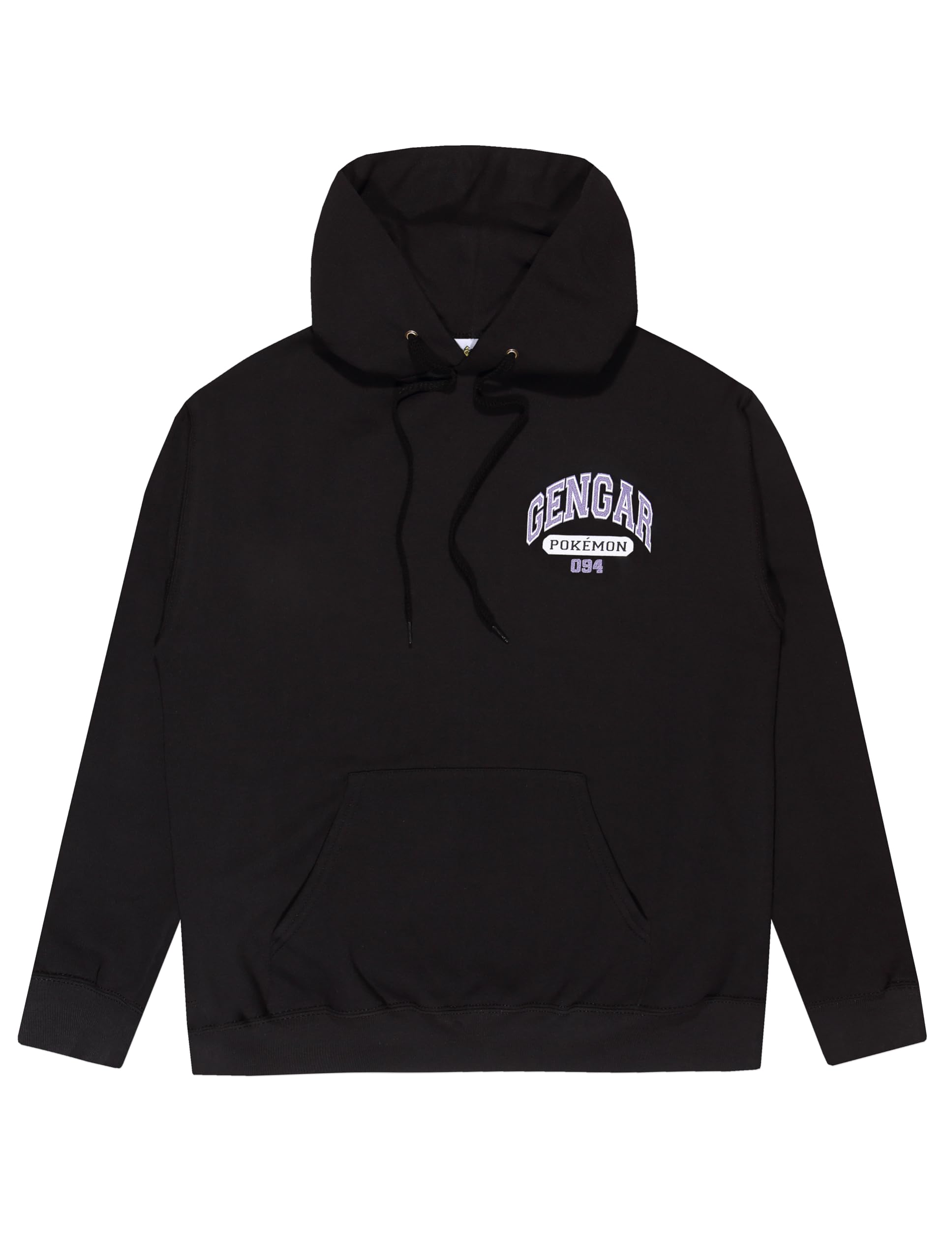 Pokemon Men's Black Hoodie | Gengar Hoodie For | Sizes To | Official Gengar Merchandise | | Small