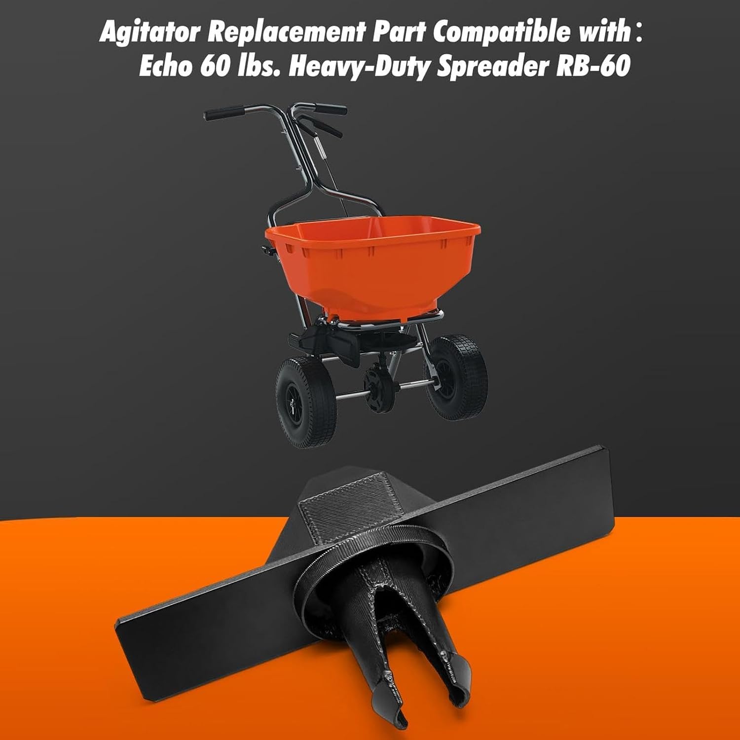 Garden Spreader Parts - Mixing Tool Attachment,Replacement Gears for Fertilizer Spreader,for Garden Backyard Park Pathway Lawn Grass Ground Landscaping Turf Care