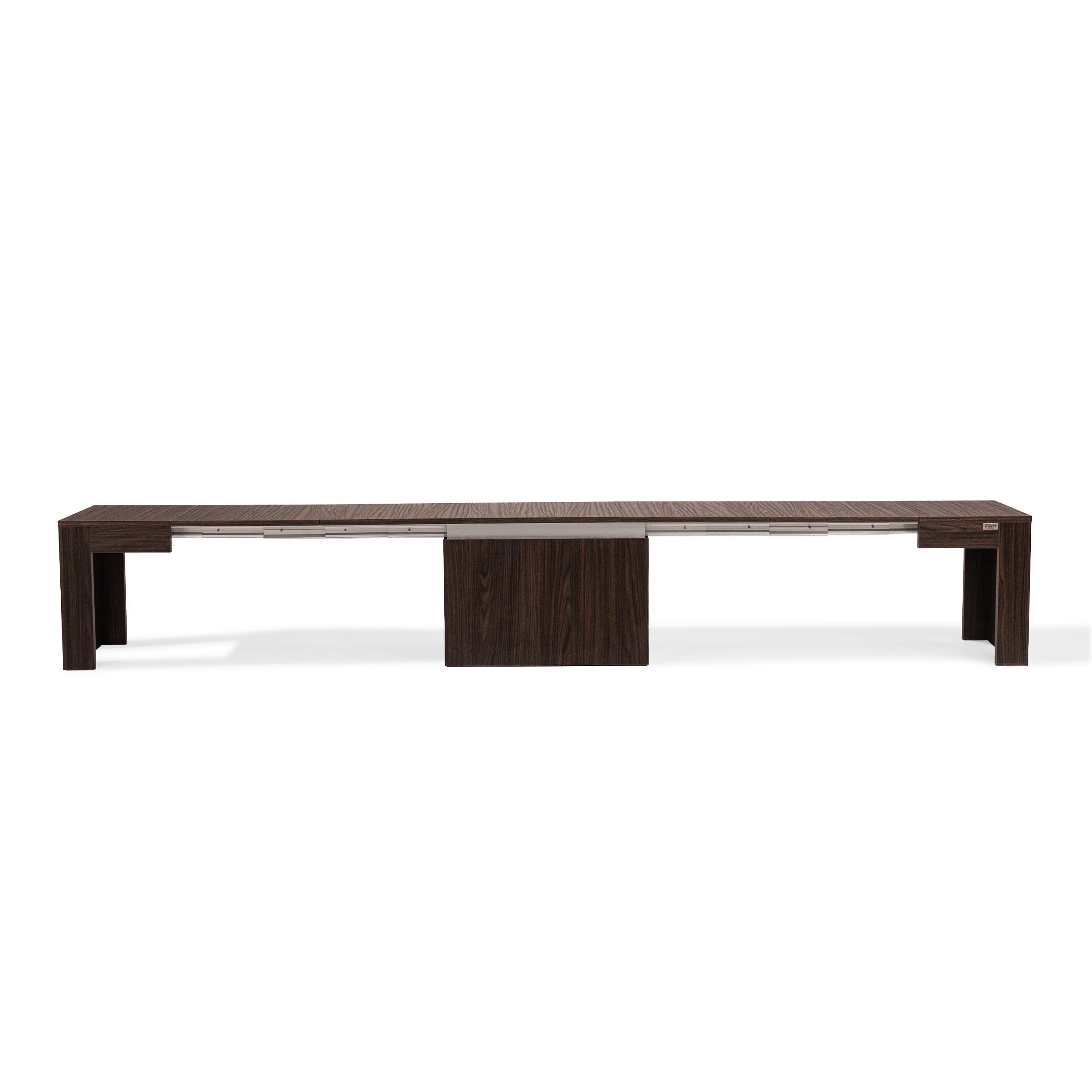 MOBILI FIVER, Ausziehbare Bank X 67,5(292) x35,6 cm, Nussbaum Dunkel