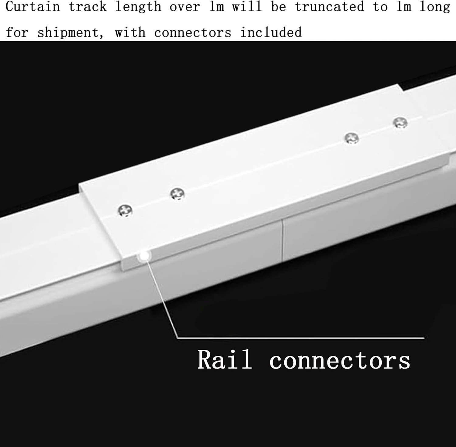 6ft to 19.7ft Adjustable Ceiling Curtain Track Kit - Heavy-Duty S Wave Ripple Rails with Hooks, Perfect for Room Dividers in Living Room, Bedroom & Shower Curtains