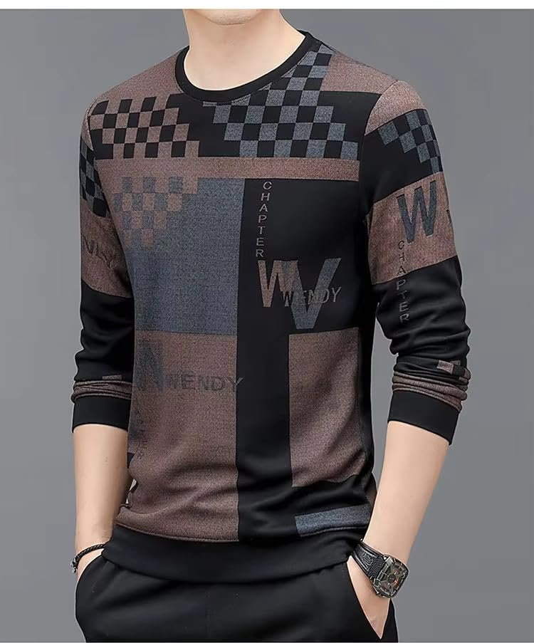 Image of Men's Premium Long Sleeve Shirt Fabric, Elegant & Comfortable Fit