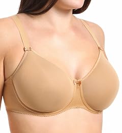 PrimaDonna Satin Spacer Bra 36G Cognac