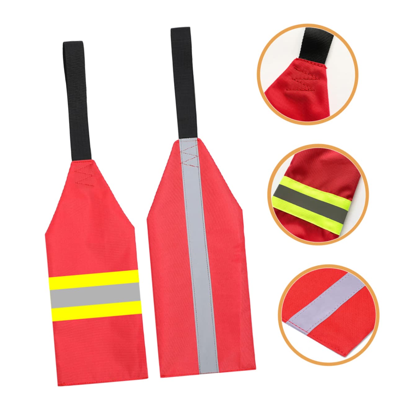 INOOMP Estandarte De Seguridad Bandera De Seguridad del Remolque Pequeño Bandera De Viaje De Seguridad Banderas De Seguridad para Remolque De Canoas Tela Oxford