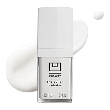 U Beauty The SUPER Hydrator - Mega-Dose Skin Hydrator and Hyaluronic Acid Moisturizing Cream with Peptides and Grapeseed Oil for Supple, Smooth, and Softer-Looking Skin For Up To 48 Hours - 0.5 fl oz