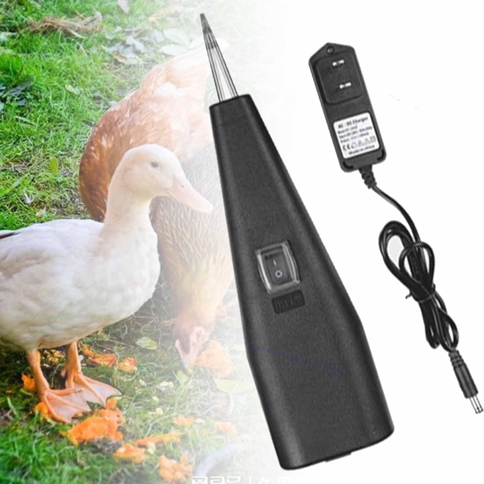 Máquina desplumadora eléctrica de pollo, cabezal de cono de alta fricción, interruptor impermeable, duradera y fácil de limpiar para aves de corral, pato, pavo y pájaros