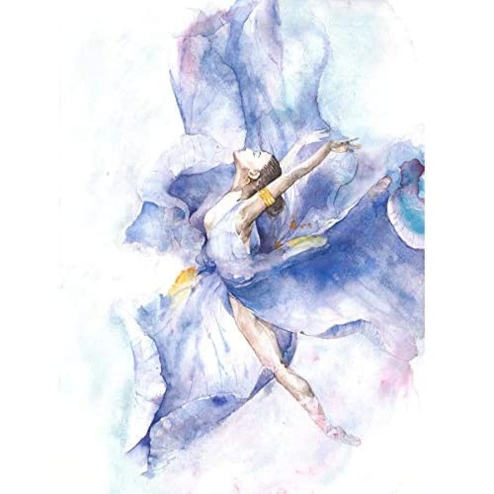 Wee Blue Coo Ballet Dancing Girl Painting Unframed Art Print Poster Wall Decor 12x16 inch
