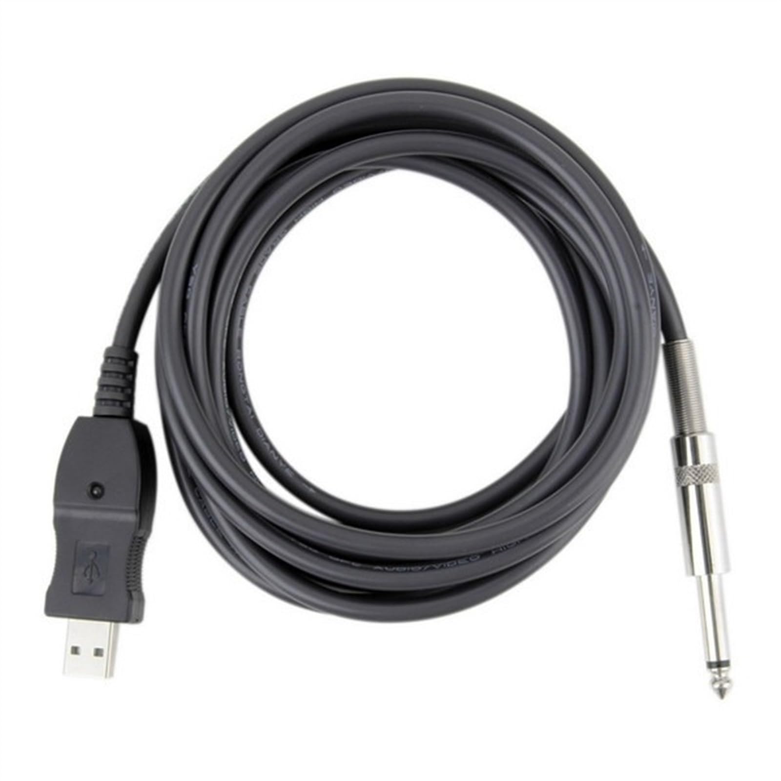 kabel audio do gitary 1 Szt. 3 Metry Gitary Basowej 1/4 ''USB Do 6.3 Mm Kabel Połączeniowy Instrumentu