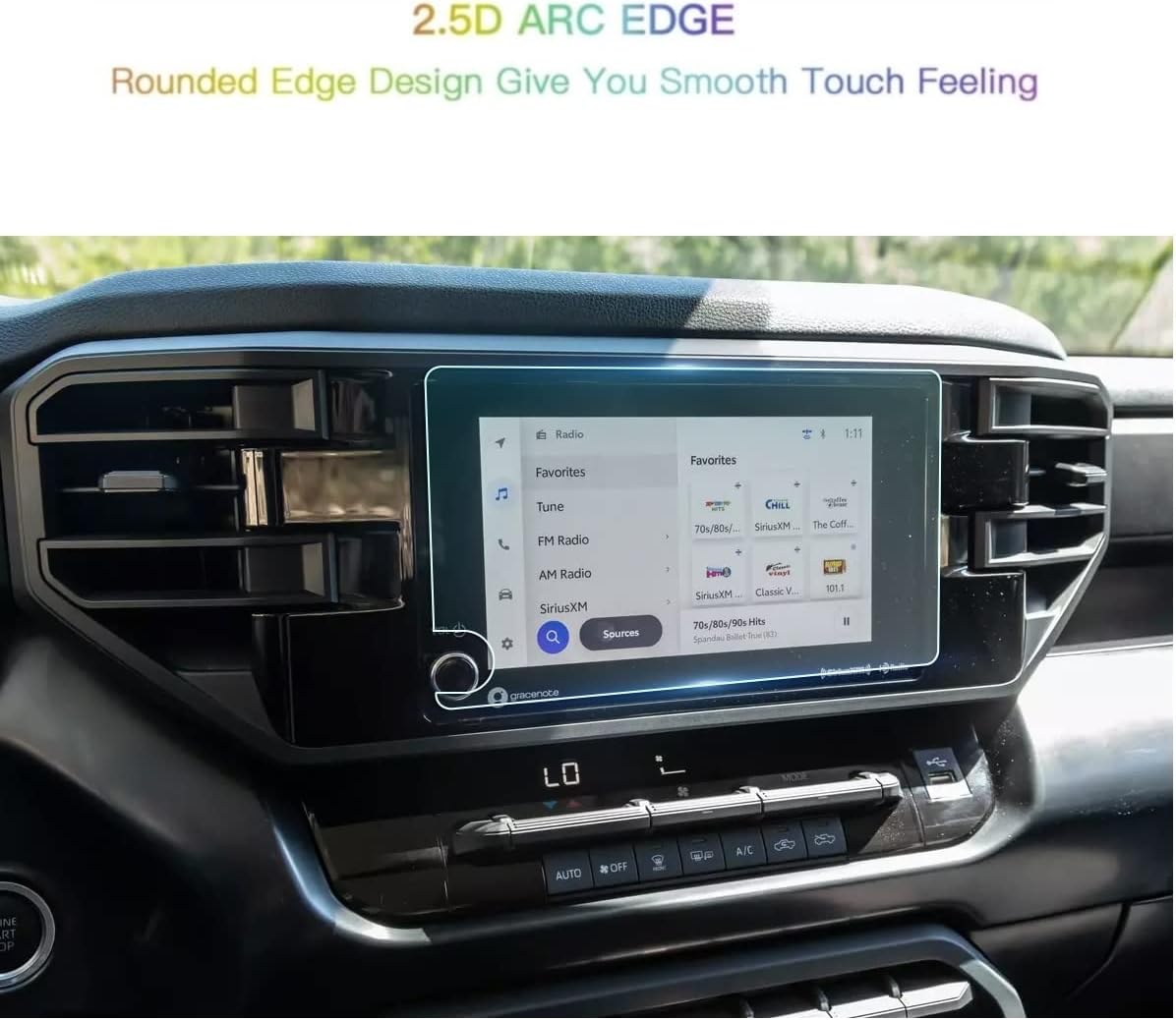 screen protector compatible with 2022 tundra2023 sequoia corolla venza rav4 8 inch touchscreenanti explosion scratchhd clearsssky accessories c