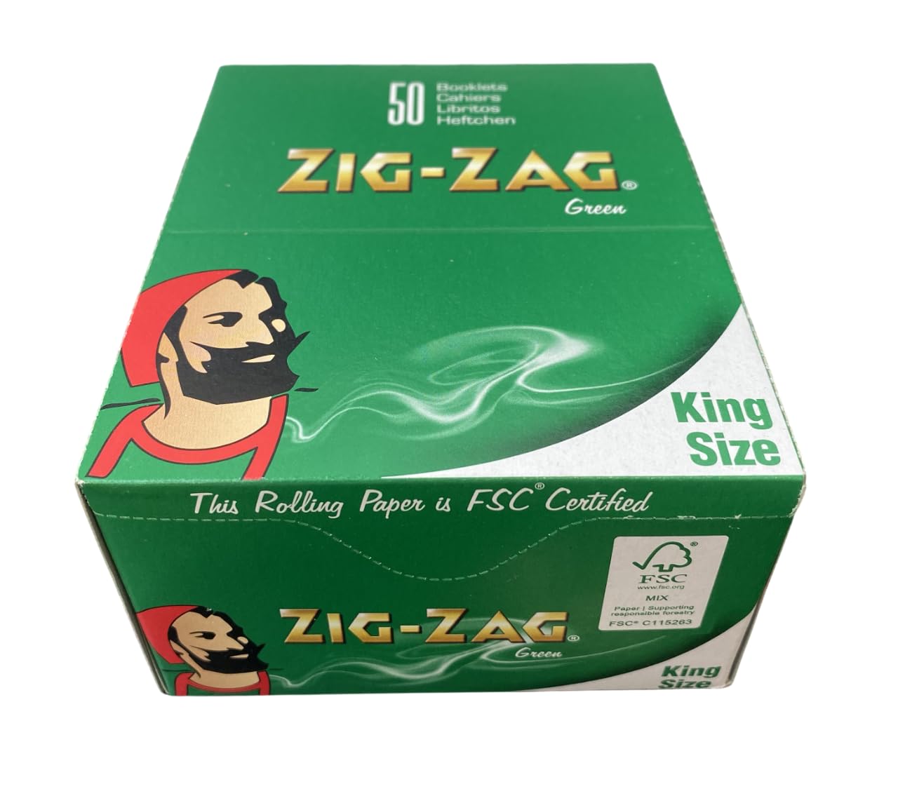 green king size rolling papers 50 booklets