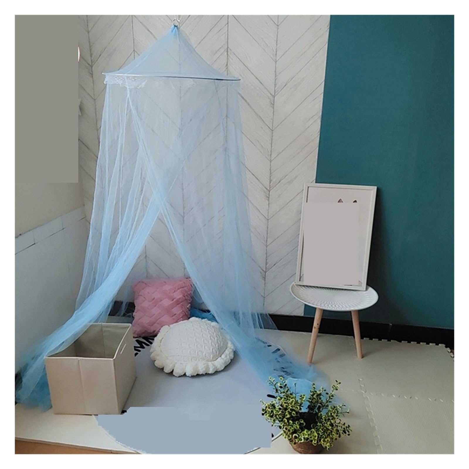 Moustiquaire de lit dôme rideau tulle pour dormir protection insectes lit simple