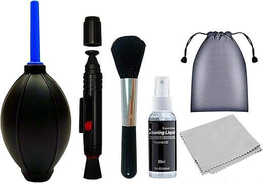 Kit de Limpeza para Lentes de Câmera