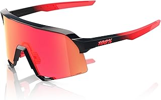 100% S3 スポーツパフォーマンスサイクリングサングラス - 通気孔付き野球、ロードバイク、トライアスロンレース、交換レンズ付き。