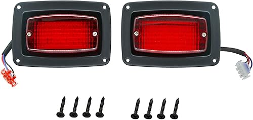 Miniatura 2 de Kit de luces traseras LED para carrito de golf para los modelos Club Car 1982-Newer DS con luces LED y tiene un enchufe de cableado de 3 cables