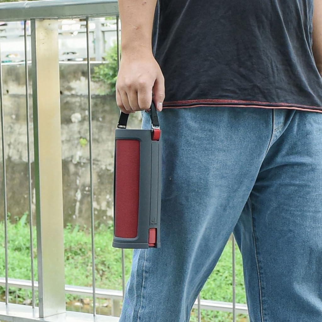 Reliable Shockproof Cover with Carabiner Hook Strap for UE Megaboom 3 Speaker