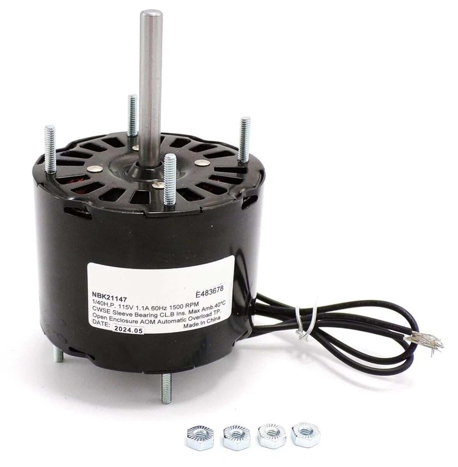 7063-8571 Fan Motor 3.3" Dia. 1/40 H.P 1500 RPM 115 Volts 1.1 A CW Replacement for Fasco 7163-5957 7163-7489 Universal U-26 JA2M010 9625 7063-4651