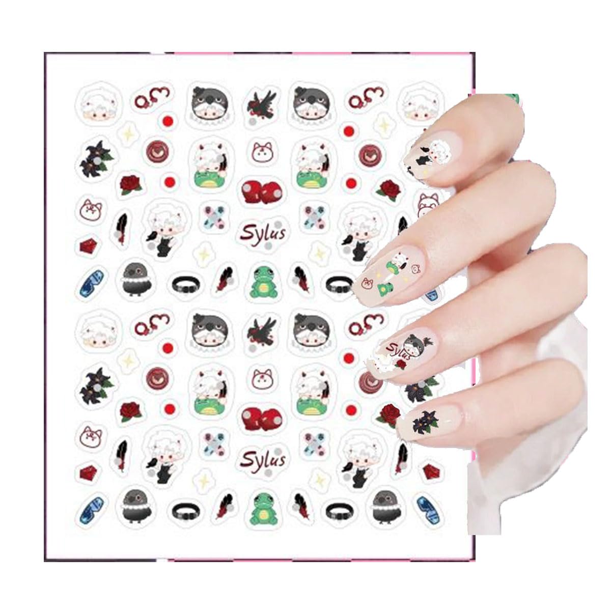 Amazon.co.jp: 恋と深空 シン ネイルステッカー ネイルシール 2枚