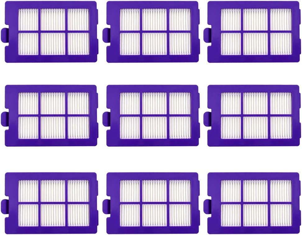 Neutop Replacement Filters Parts Compatible with eufy RoboVac X8, X8 Hybrid, Robot Vacuum and Mop Cleaners Accessories, 9-Pack.