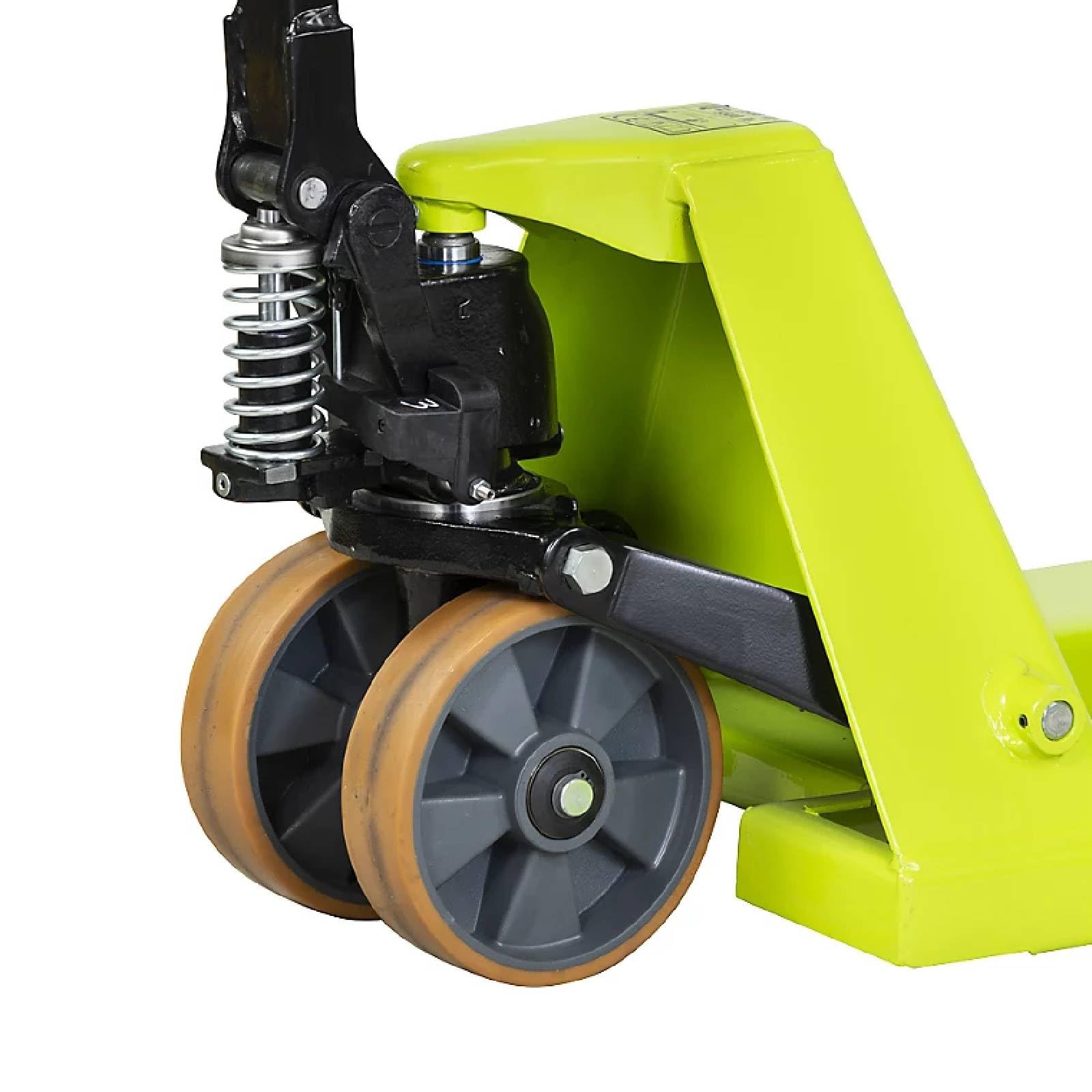 La zappa Ruota per transpallet di ricambio con rivestimento in poliuretano avolan e supporto in alluminio 200 x 50 mm (20)