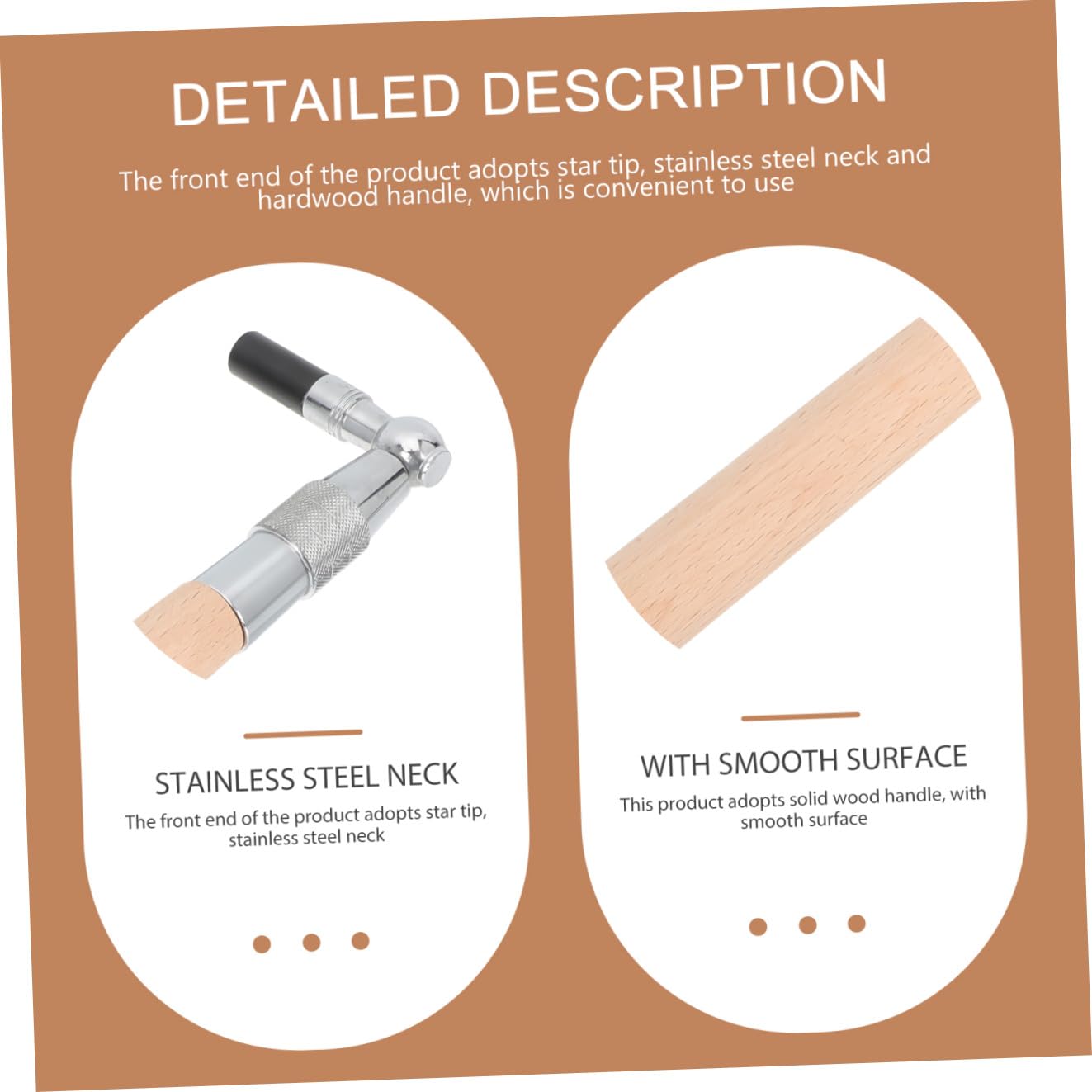 Llave de Afinación para Piano Ligera Mango de Madera y Acero al Carbono, Accesorio Profesional para Afinar Instrumentos Musicales