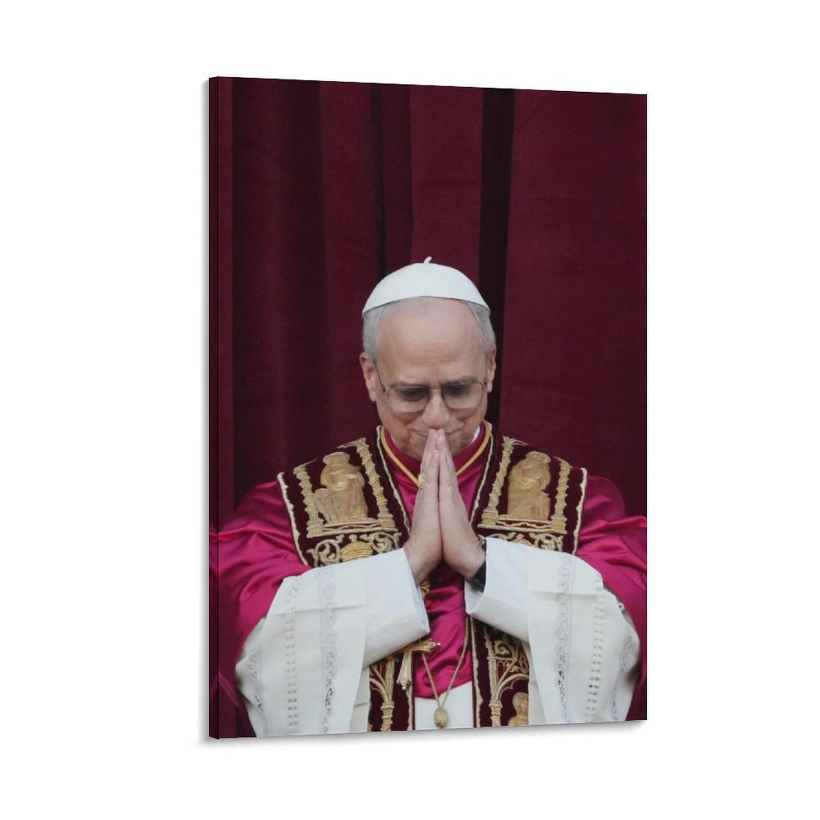 Pope Leo XIV Posters Pope Francis Poster (19) Cool Artworks Painting Wall Art Canvas Prints Hanging Picture Home Decor 20x30inch(50x75cm)