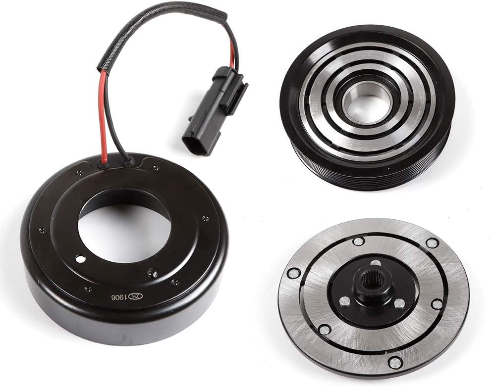 TBVECHI A/C AC Compressor Clutch Kit Pulley Coil Plate Fit for 1996-2002 Dod-ge Ram 1500 3.9L 5.2L 5.9L
