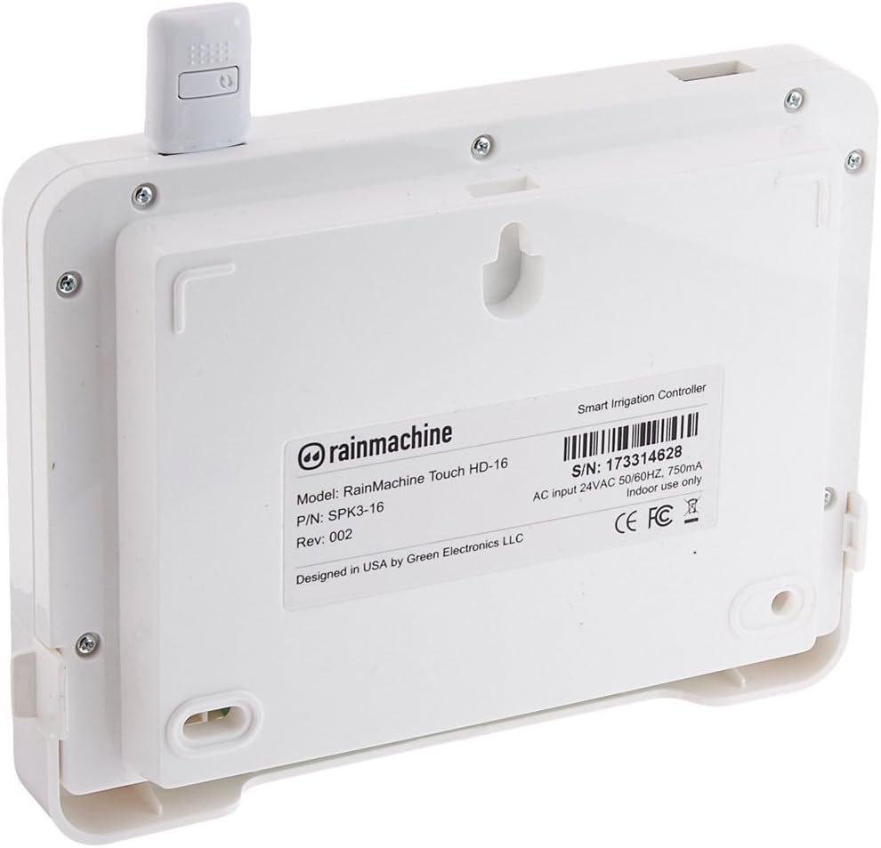 RainMachine Touch HD-16, Cloud Independent Smart Wi-Fi Irrigation Controller, Compatible with Alexa, 16 Zones : Patio, Lawn & Garden