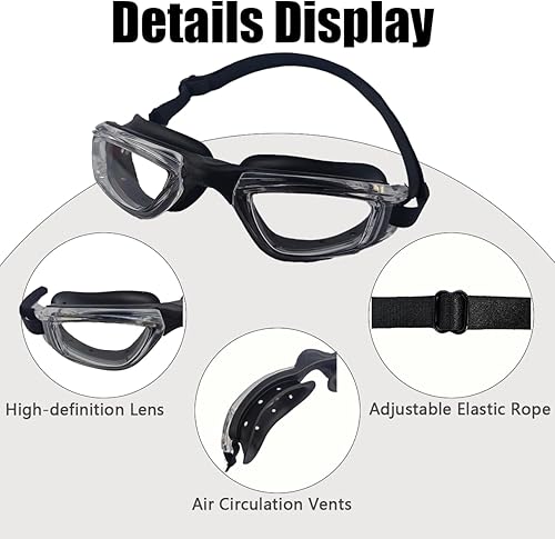 Miniatura 3 de Gafas de alivio de ojos secos con diseño de cámara hidratante y agujeros de circulación de aire, máscaras hidratantes de ojos secos de silicona,