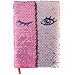 Flip Sequin Journal/Notebook for Girls | Reversible Magic Diary | Unique Gift for Kids | (A5, Pink/Silver) The Original Eye-Opening Notebook
