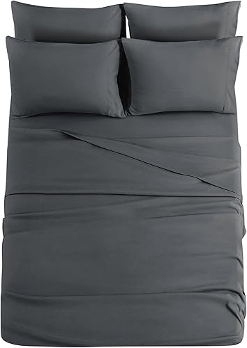 JOLLYVOGUE Juego de sábanas de 6 piezas tamaño Queen de 6 piezas para dormitorio con bolsillo profundo, sin arrugas y refrescante, juego de sábanas disponible en Yaxa Colombia