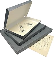 Vista 125 de Lineco Folio Storage Box, Clamshell Design with Metal Edge. 18.5x24.5x1.75 Inches, Archival Boxboard, Preserve Photos, Cards, Magazines, Documents