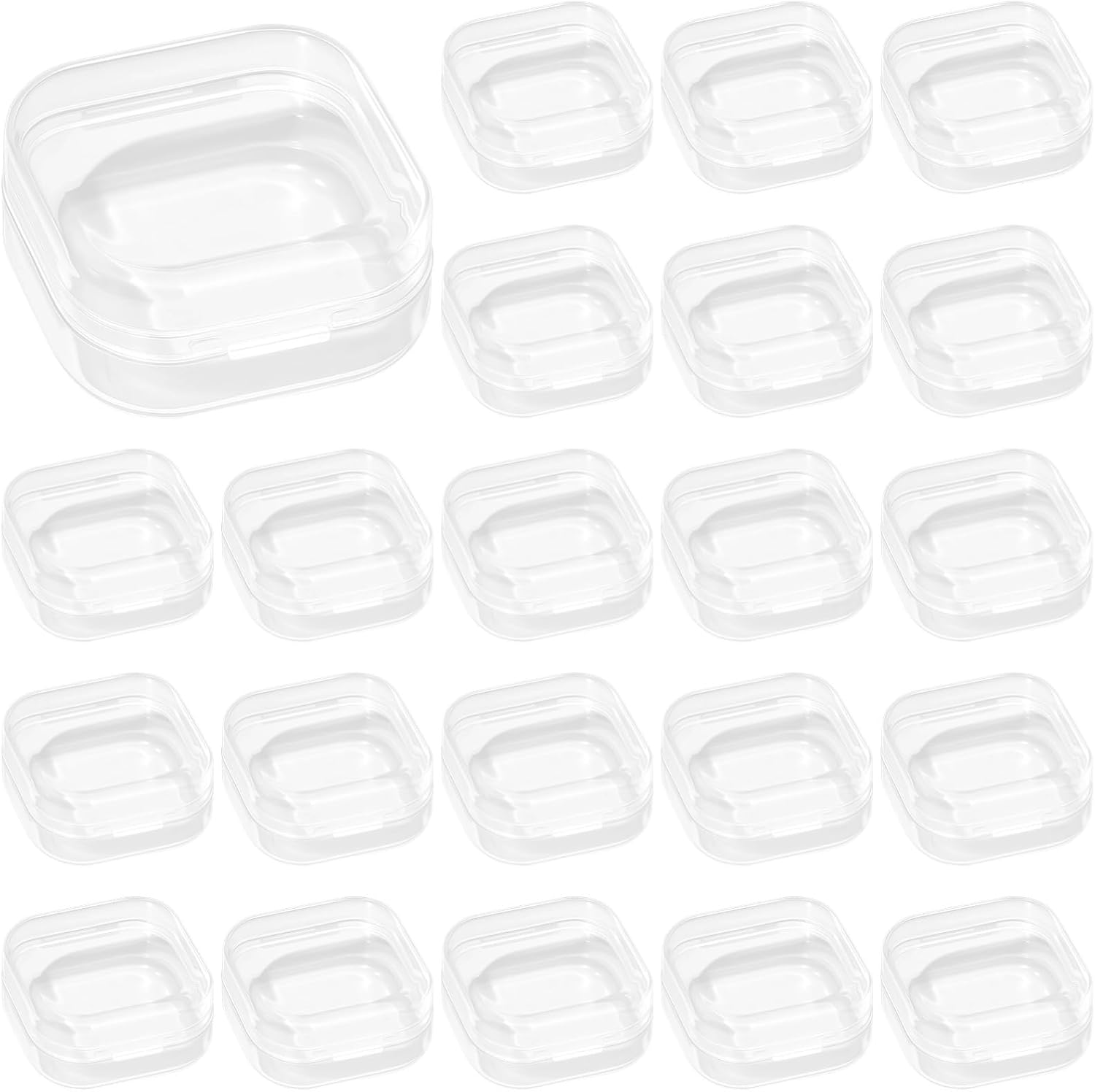 300 Pcs Transparent Storage Boxes For Beads And Jewelry, Small Organizer Containers For Crafts, Clear Plastic Storage Solution For Tiny Items