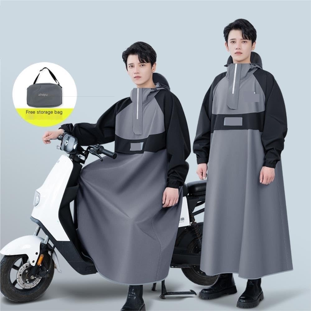 Poncho de Pluie Long, Manteau de Pluie imperméable Une pièce