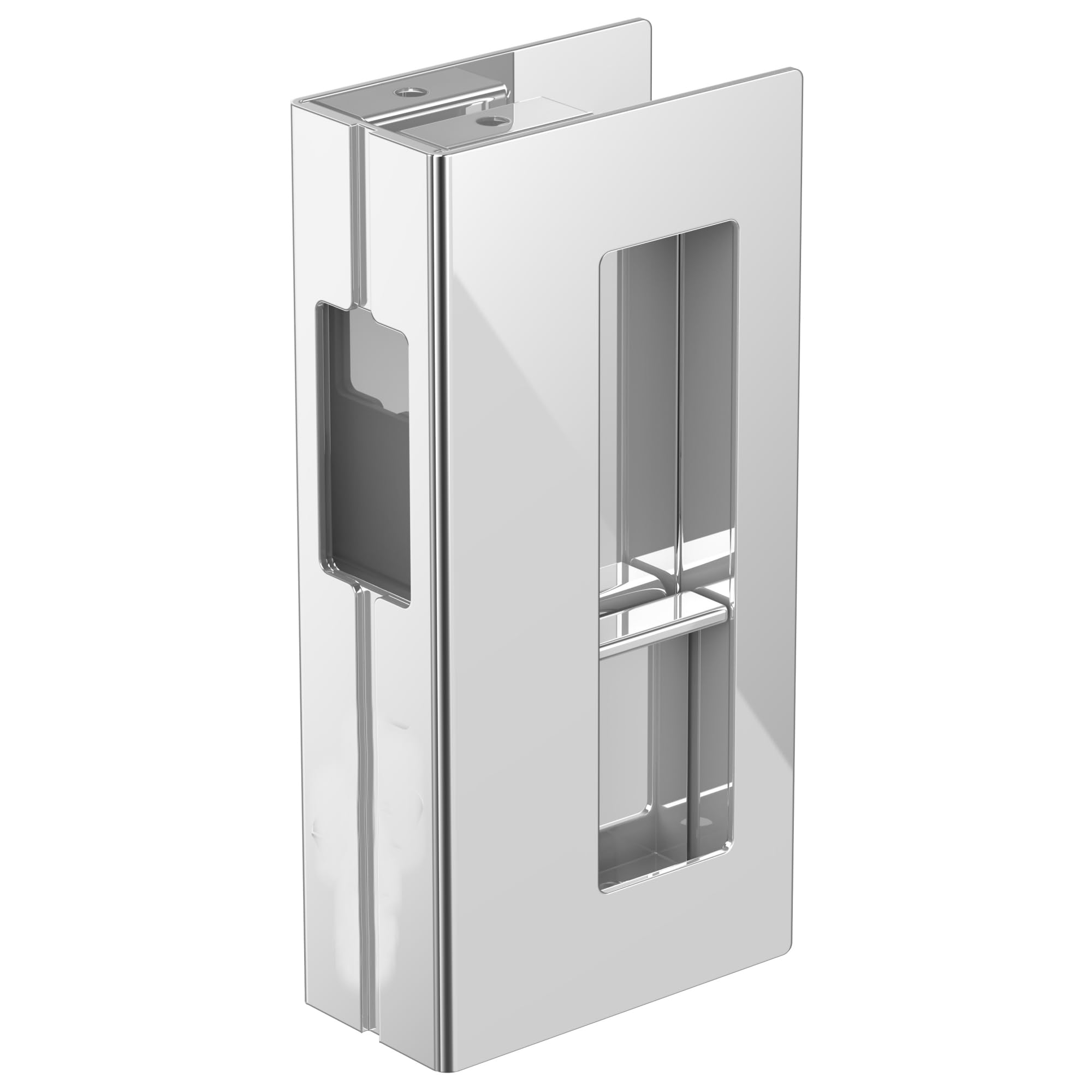 Privacy Pocket Door Lock with Pull, Wooden Sliding Door Handle for 1-3/8”Thickness Door Replace Old Or Damaged Pocket Door Hardware (Without Lock-PC)
