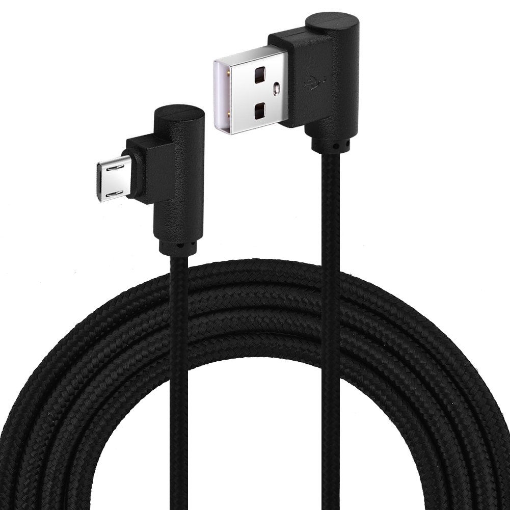 Micro USB To USB 2.0 Cable 2M External Nylon Woven Cable for Android Device 90 Degree Right Micro USB To USB 2.0 Cable 2M External Nylon Woven Cable for Android Device 90 Degree Right