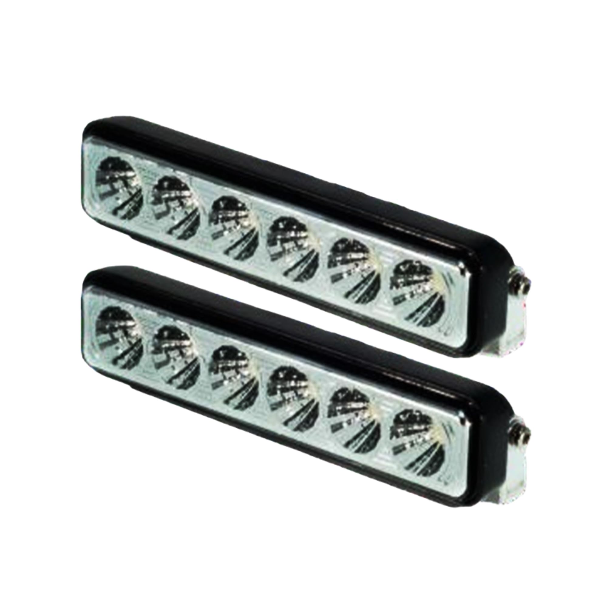 Jupiter Lighting 12V LED Work Lamp Pair, 600lm Flood Light, Black Housing, 6 LEDs per Light, Heavy-Duty Exterior Light for RV, Trailer Camper, Trucks and Equipment (03-401)