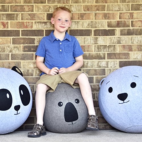 Vivora Niko - Sitting Ball Chair For Office And Home, Lightweight Self-Standing Ergonomic Posture Activating Exercise Ball Solution With Handle & Cover, Classroom & Yoga #TOP3