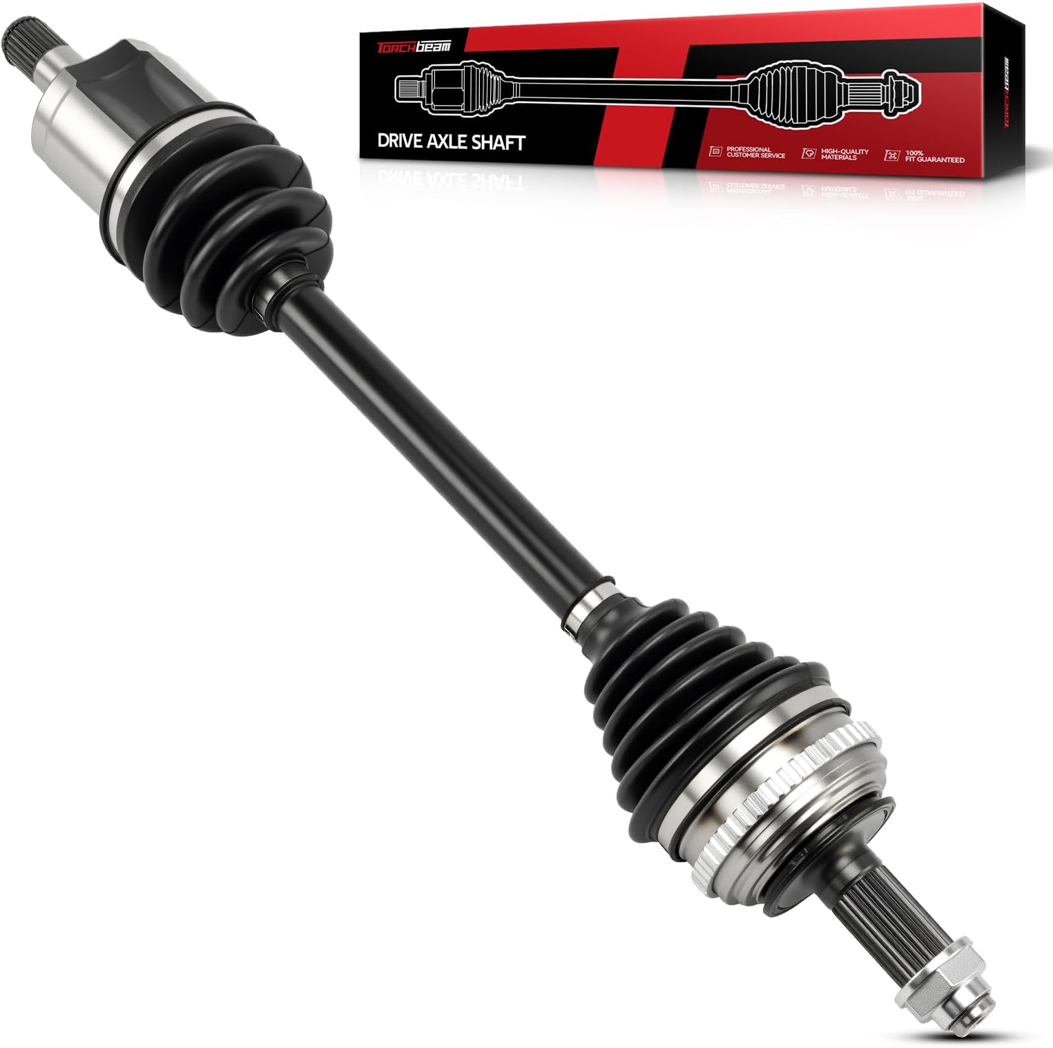 Torchbeam CV Axle Shaft Assembly Compatible with 1992-2000 Honda Civic, 1993-1997 Honda Civic del Sol, Front Right CV Axle 66-4064