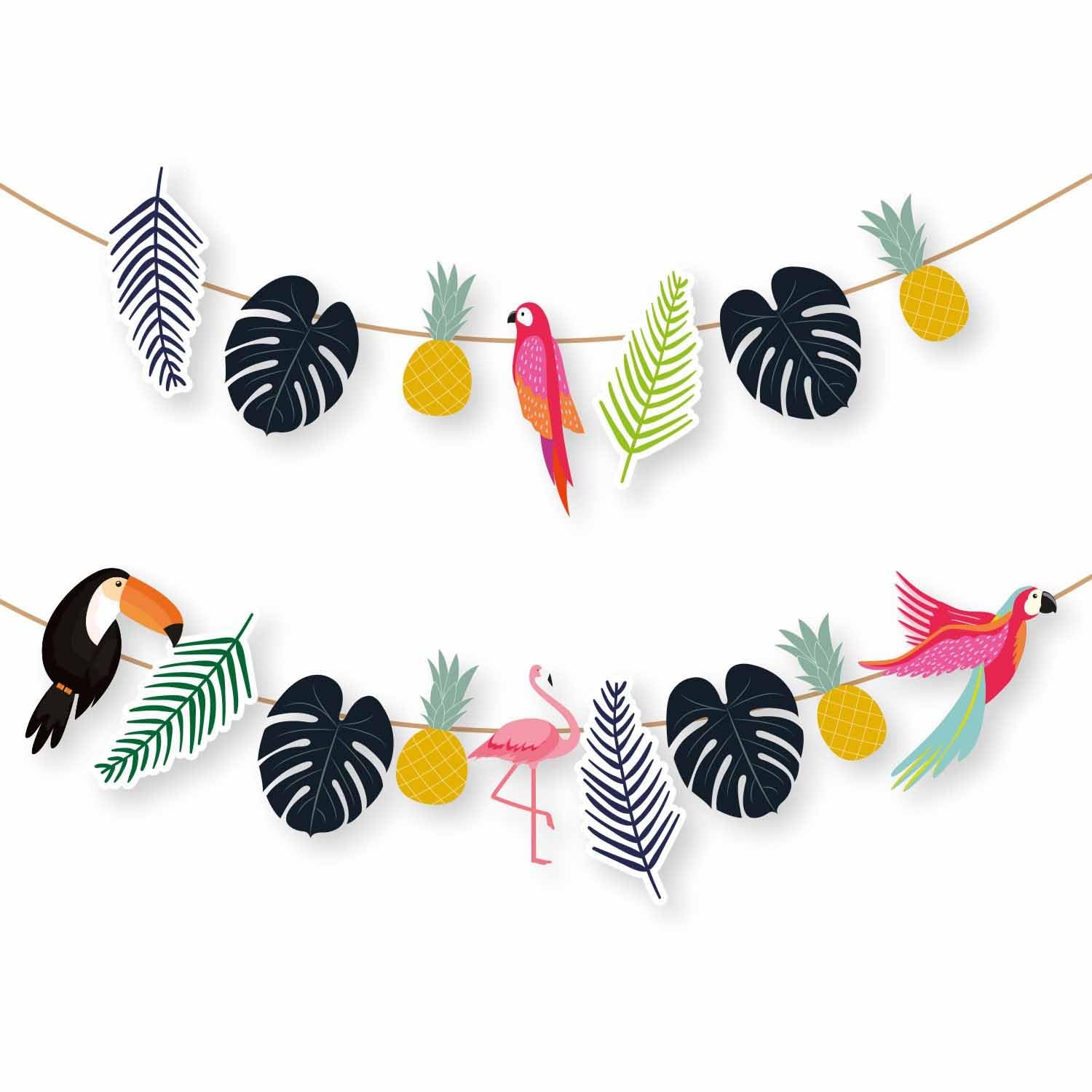Amscan 9914611 - Club Tropicana Summer Party Paper Garland - 2.4m
