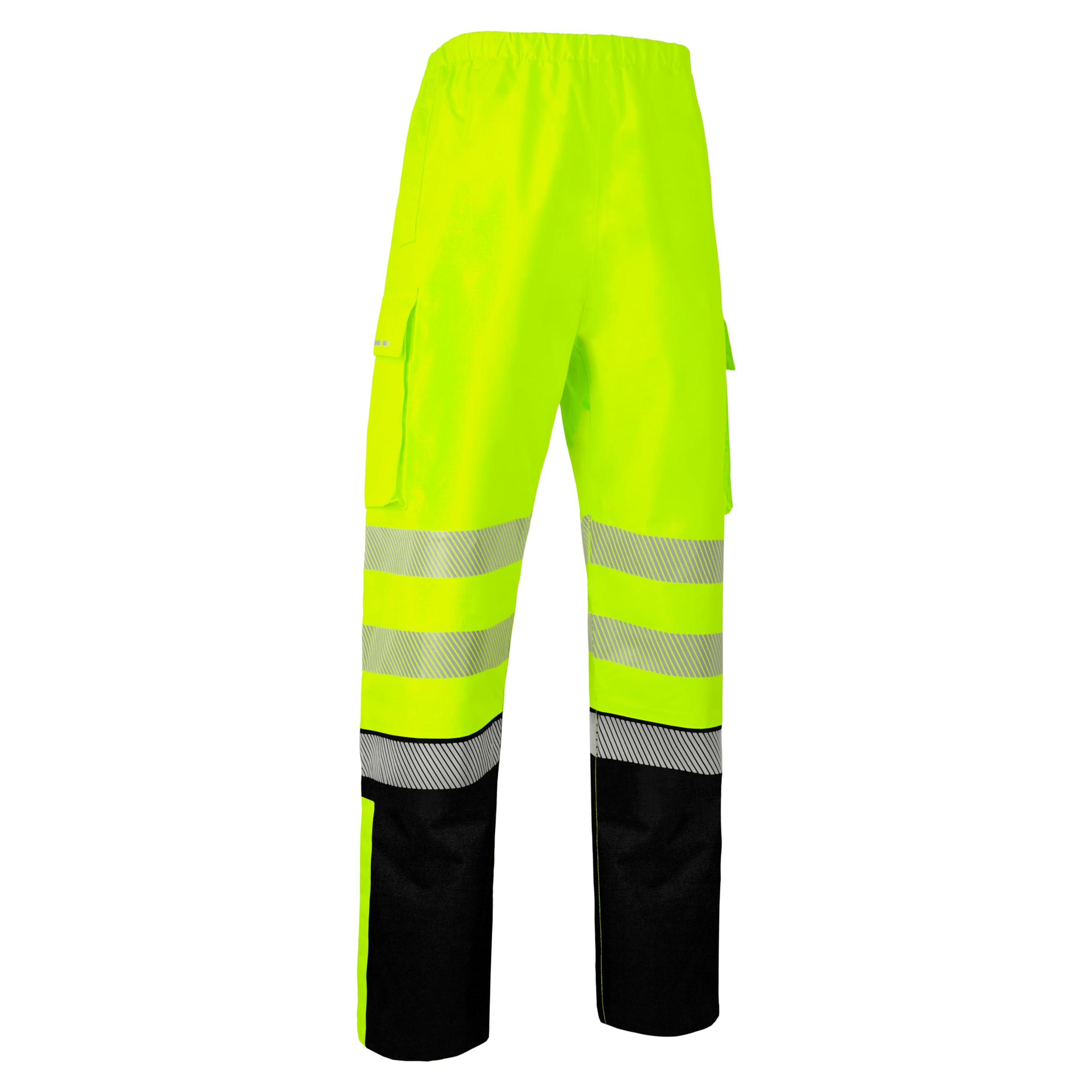 Beeswift Deltic Hi-Vis Two-Tone Ripstop Breathable Waterproof Trouser Yellow 4XL