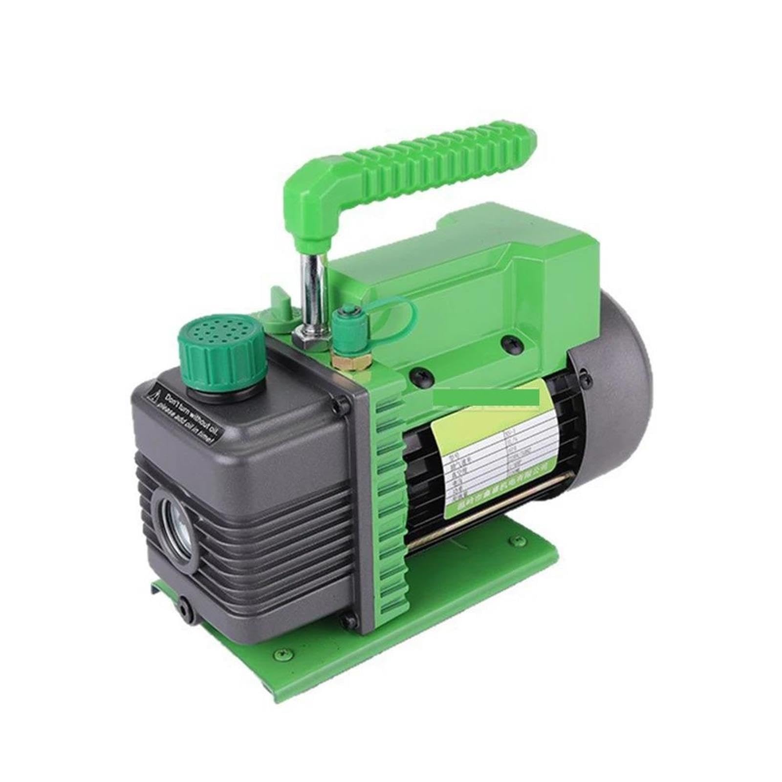 Mini pompa per vuoto rotativa a palette monostadio, velocità di pompaggio 3cfm Strumento manutenzione a refrigerazione 720w Alta efficienza(110)