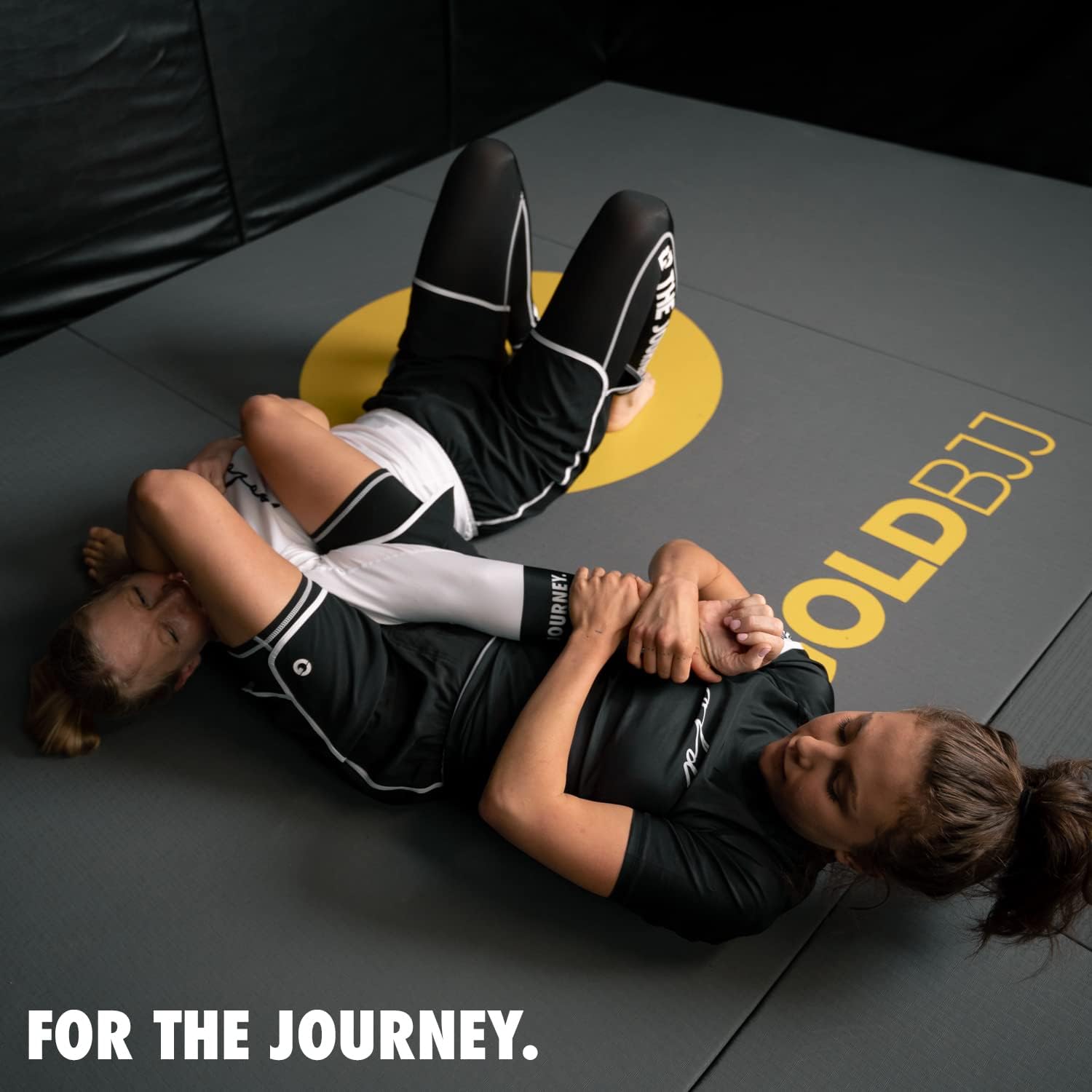 Gold BJJ Foundation Women's Rash Guard - No-Gi and Gi Jiu Jitsu Rashguard for Women - Image 6