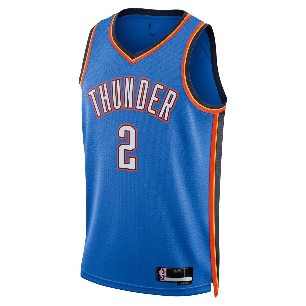 Shai Gilgeous-Alexander Oklahoma City Thunder NBA - Camiseta para niños y jóvenes, 8-20, edición azul con icono