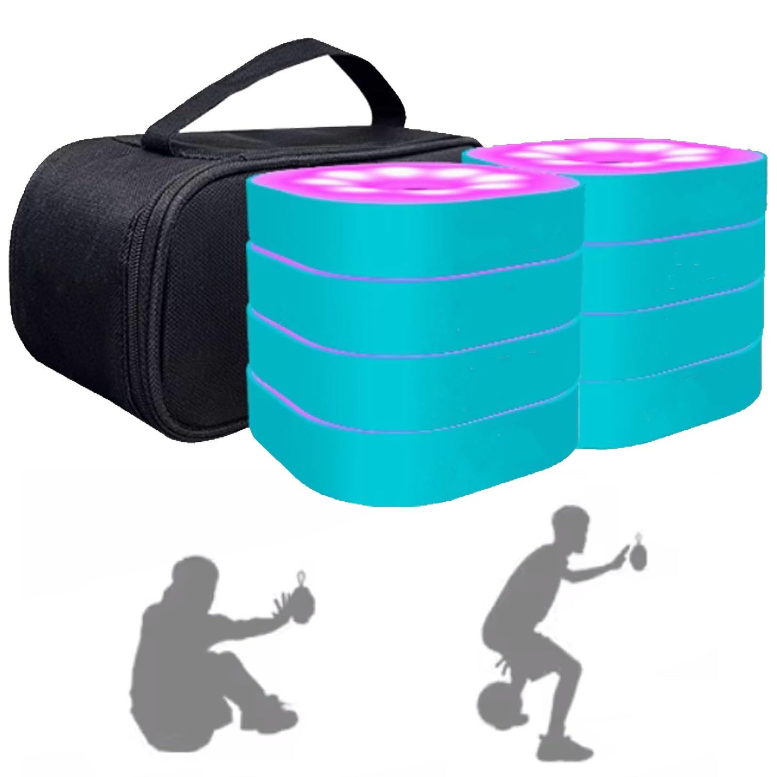 LjyAeono Reaction Training Platform Improves Athlete's Reaction Time and Agility, Training Light Is Suitable for Coaches, Therapists, Fitness Trainers, etc. 8lights