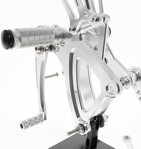 Vista 17 de CNC CBR500R 13-19 - Juego de clavijas traseras ajustables para motocicleta, pedal de cambio de freno compatible con CBR500R CBR400R CB500F CB400F