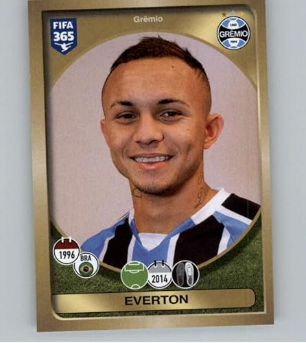 Miniatura 1 de 2016-17 Panini FIFA 365 Stickers #625 Everton Gremio FBPA Official Soccer Album Sticker in Raw (NM or Better) Condition